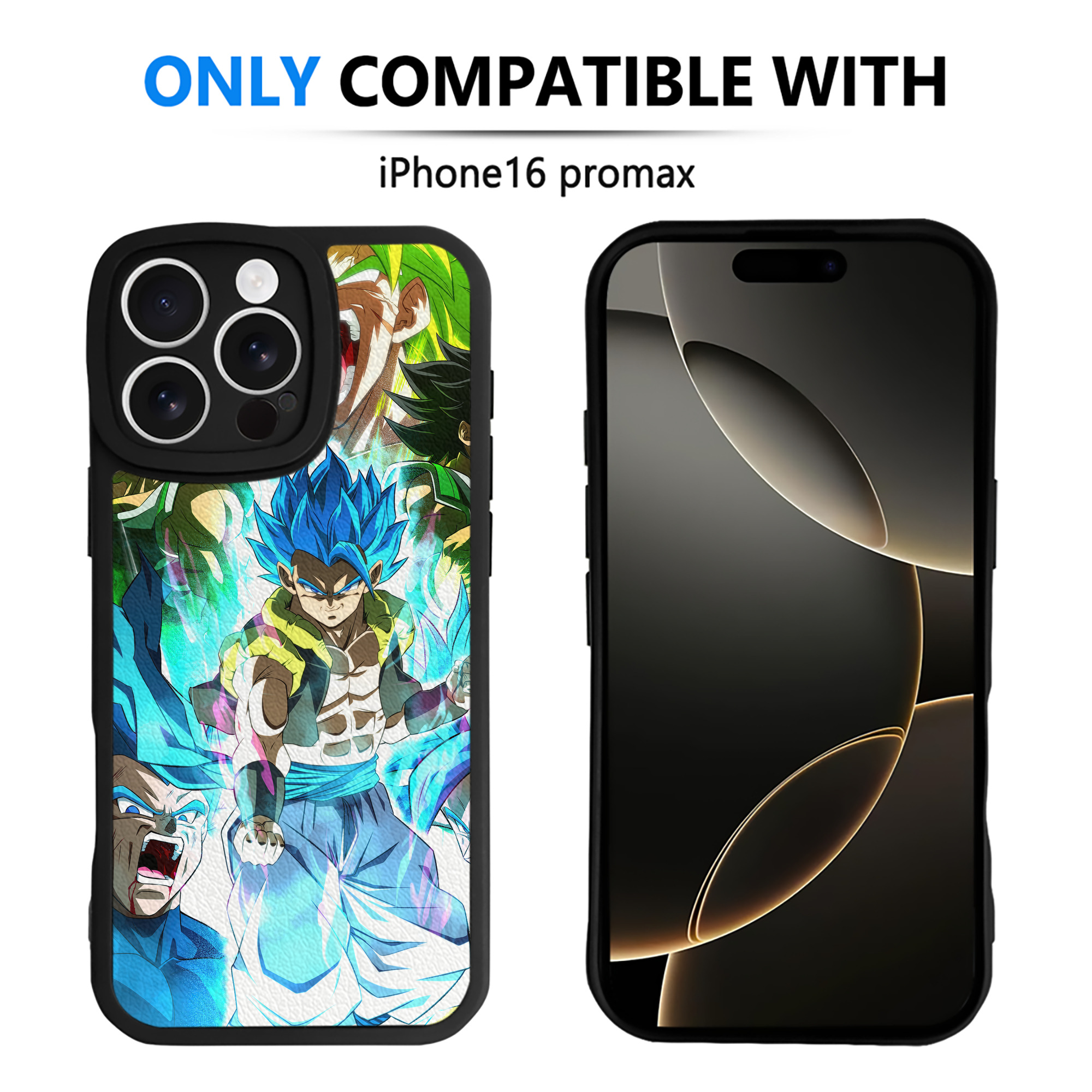 （画像用） ドラゴンボール DRAGON BALL 【iPhone 16シリーズ対応】シリコンスマホケース（レザー調） 材質：シリコン